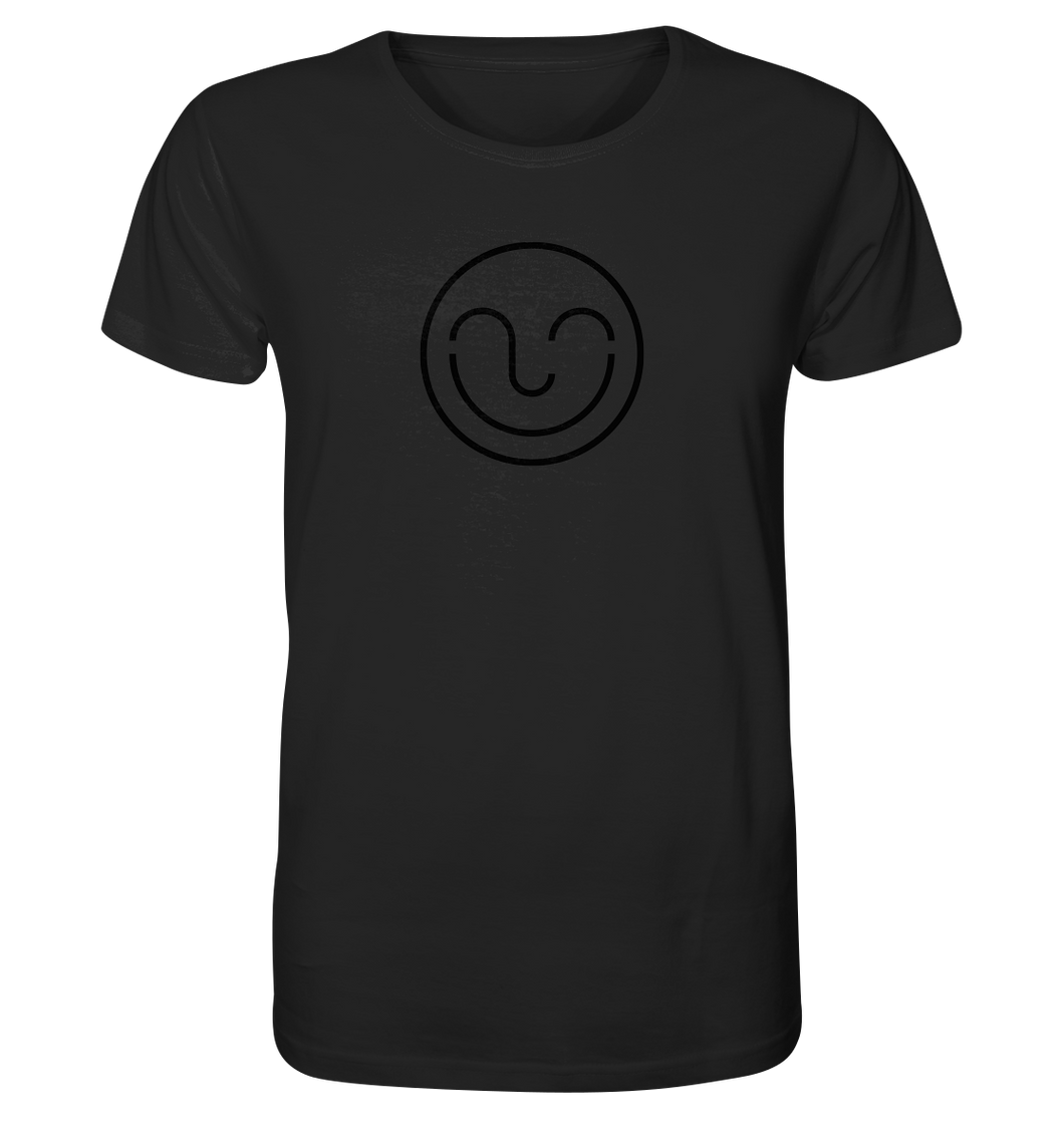 Smile-Shirt schwarz - Una Shop