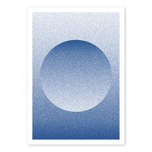 Lade das Bild in den Galerie-Viewer, Circle Blue - Riso Print
